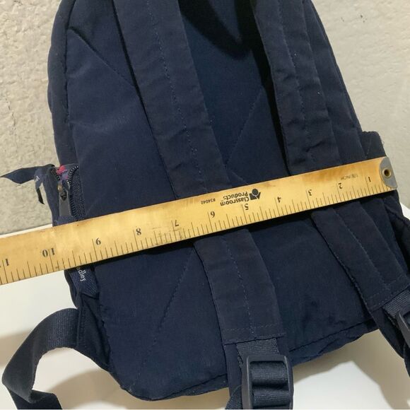 Vera Bradley Compact Backpack NAVY BLUE Essential Mini Purse Microfiber - Picture 5 of 8